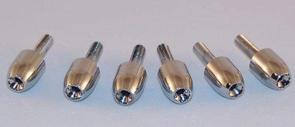 Motorcycle Fairing and Windscreen Hollow Tip Bullet Bolts