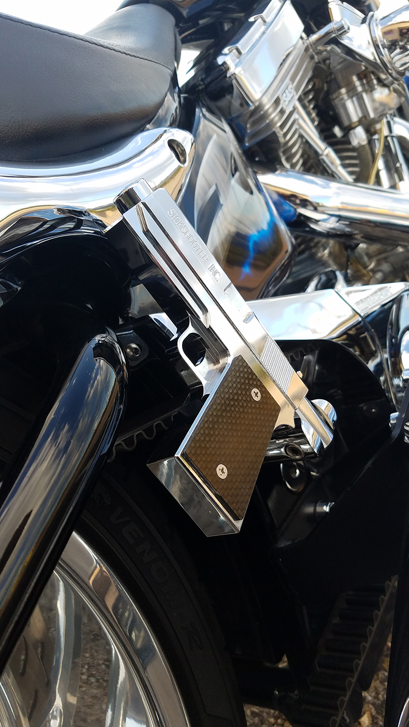 Gun Foot Pegs Motorcycle Parts Accessories Sickshooters